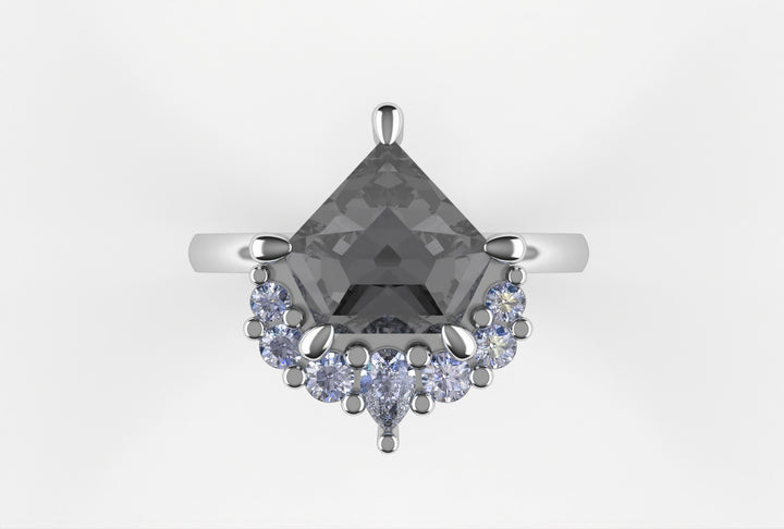Private Commission-CDGR-SS-GS-B.S Bespoke Gemstone Ring