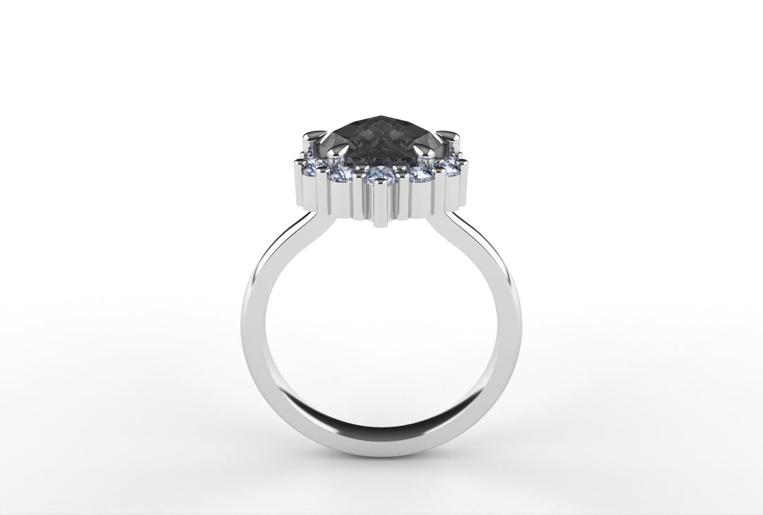 Private Commission-CDGR-SS-GS-B.S Bespoke Gemstone Ring