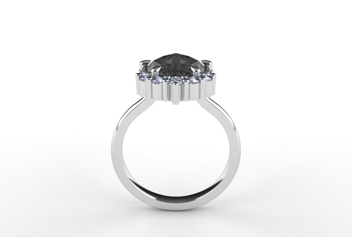 Private Commission-CDGR-SS-GS-B.S Bespoke Gemstone Ring
