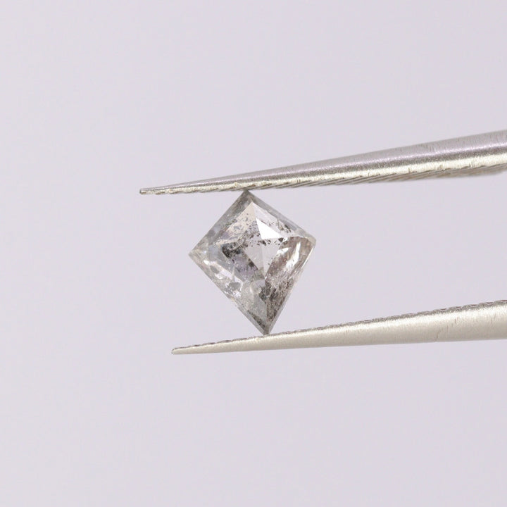 Salt and Pepper Diamond | 0.54ct Kite Cut, Loose Gemstone