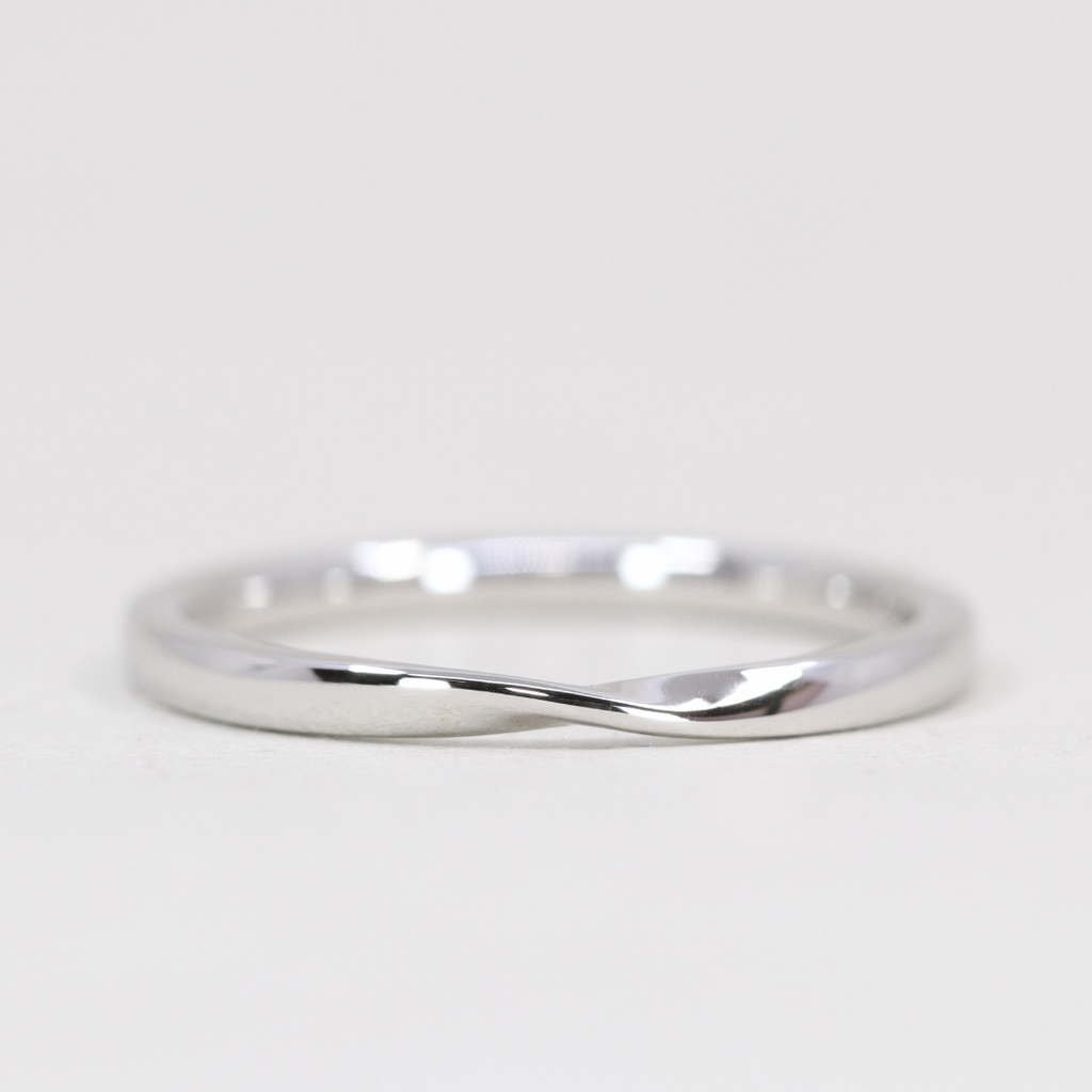 Dee - Ribbon Twist Polished Wedding Ring - Made-to-Order Wedding Rings - Made-to-Order