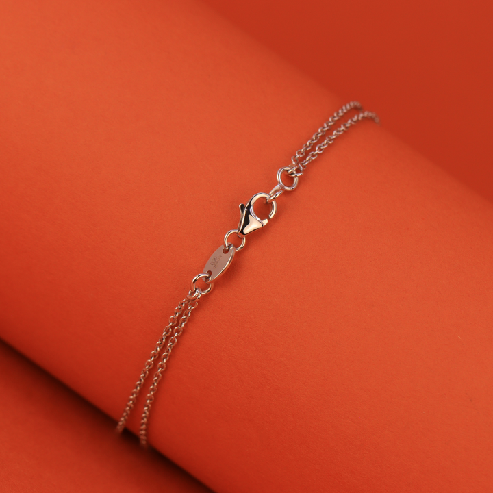 Diamond chain bracelet