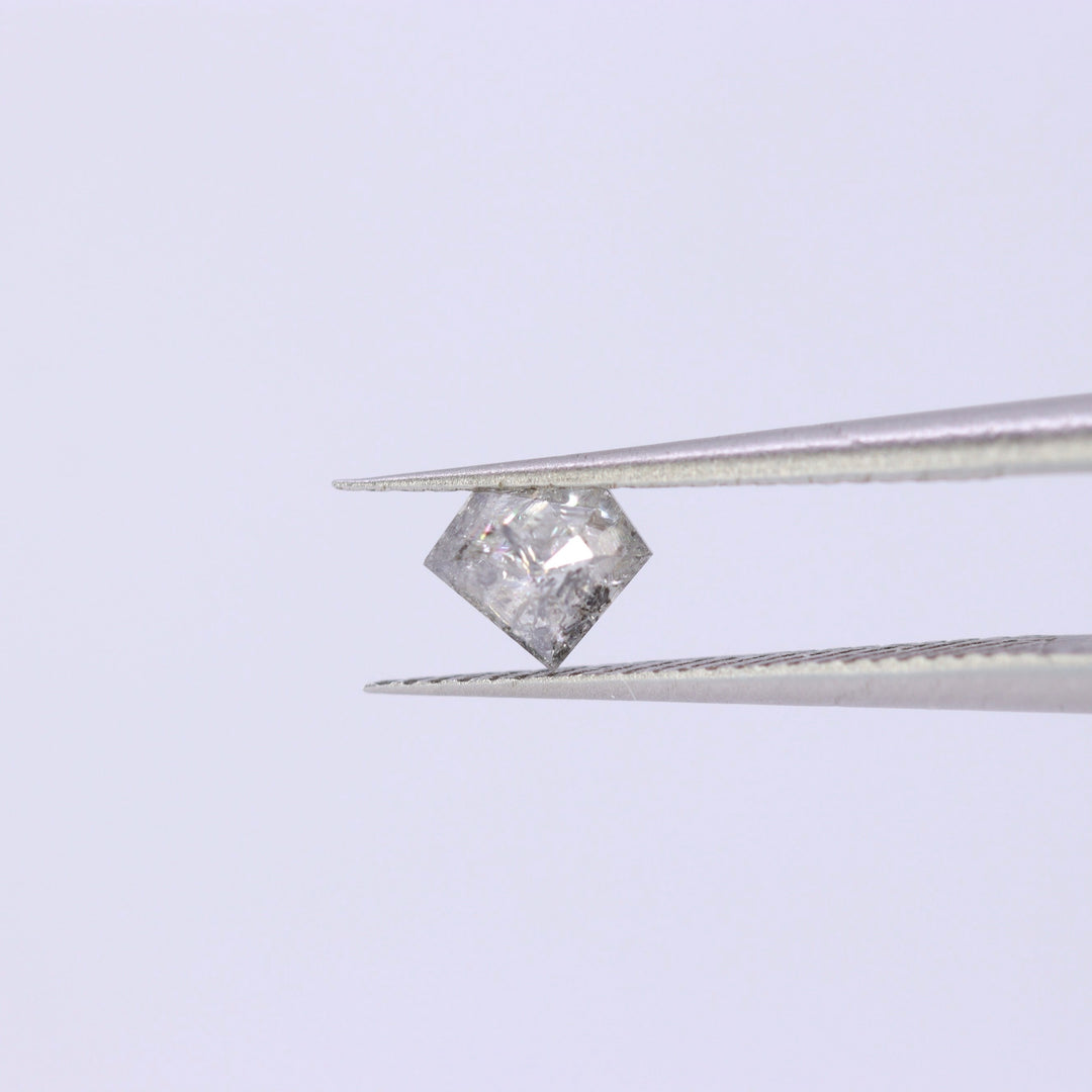 Salt and Pepper Diamond | 0.39ct Shield Cut, Loose Gemstone