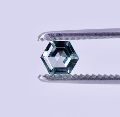 Montana Sapphire | 0.52ct Hexagon Cut, Loose Gemstone