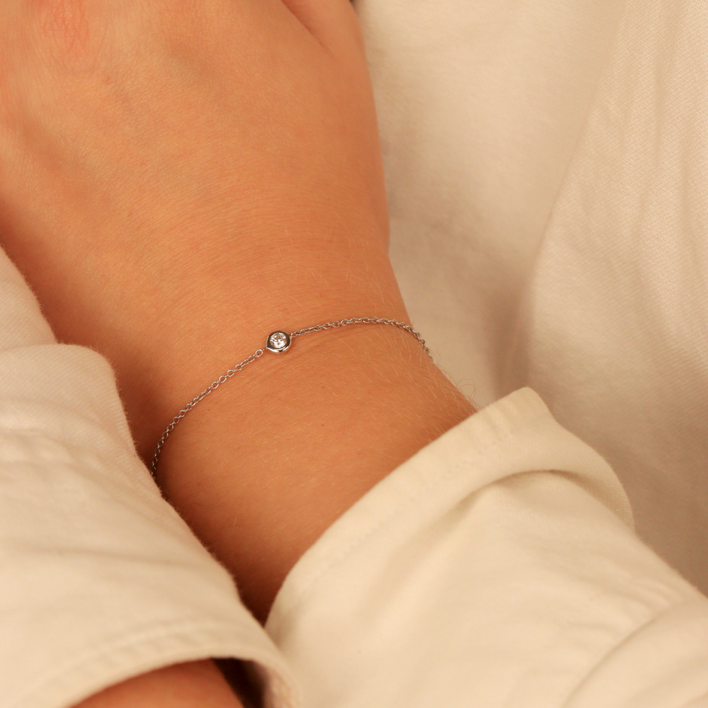 Lab grown diamond bracelet