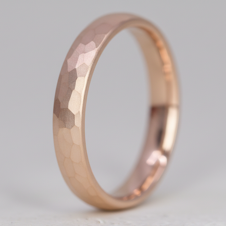 Elliott - Light Court Hammered Wedding Ring - Made-to-Order Wedding Rings - Made-to-Order