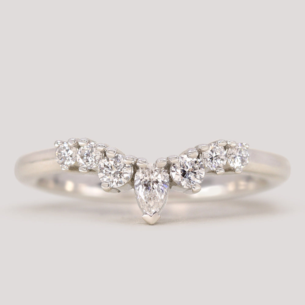 Emma - Solar Lab Grown Diamond Tiara Wedding Ring - Ready-to-Wear Wedding Rings - Ready-to-Ship