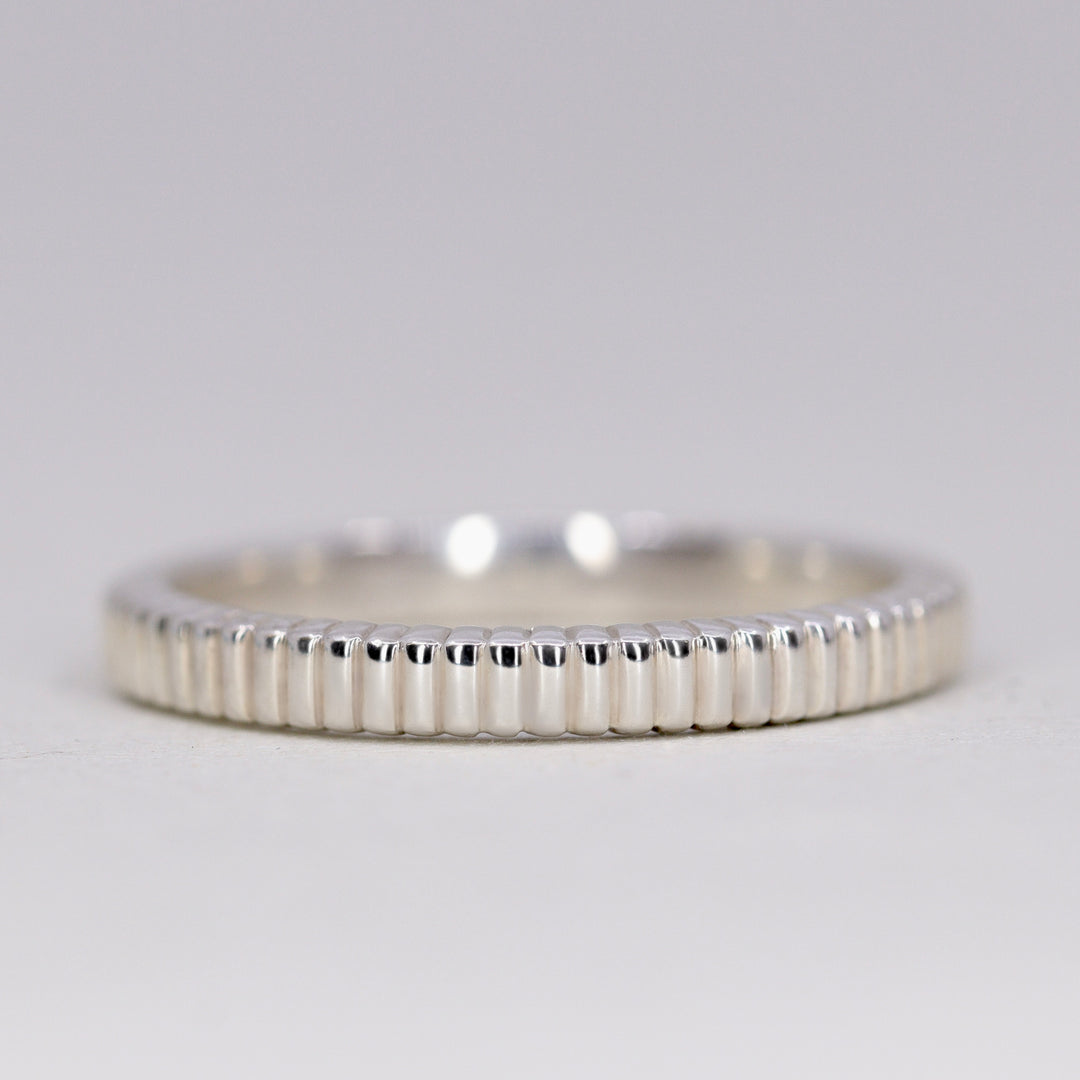 Gabrielle - Patterned Wedding Ring - Made-to-Order Wedding Rings - Made-to-Order