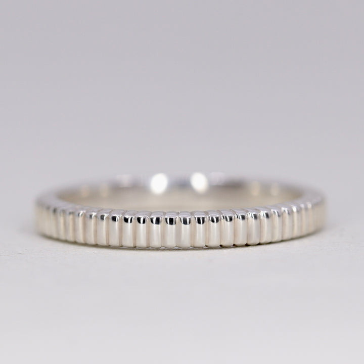 Gabrielle - Patterned Wedding Ring - Made-to-Order Wedding Rings - Made-to-Order