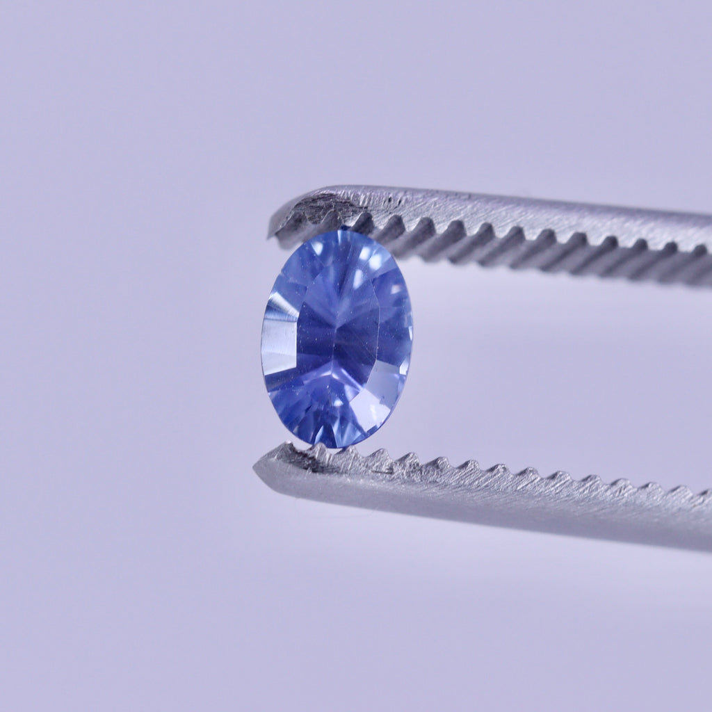 Blue Sapphire | 0.55ct Oval Optix Ceylon Cut, Loose Gemstone