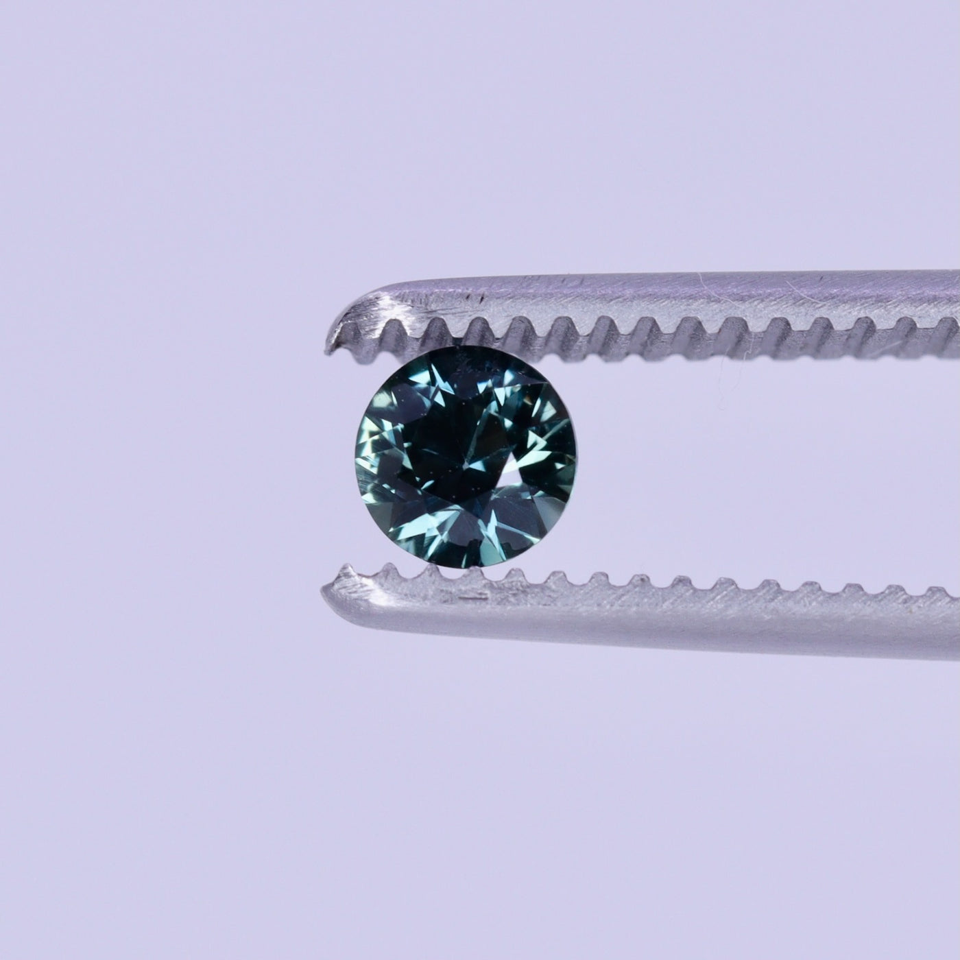 Teal Sapphire | 0.43ct Round Brilliant Cut, Loose Gemstone