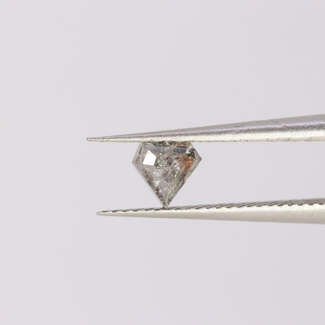 Salt and Pepper Diamond | 0.34ct Shield Cut, Loose Gemstone