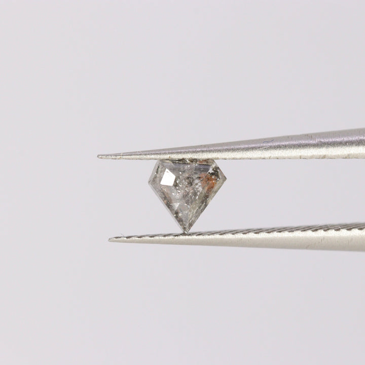 Salt and Pepper Diamond | 0.34ct Shield Cut, Loose Gemstone