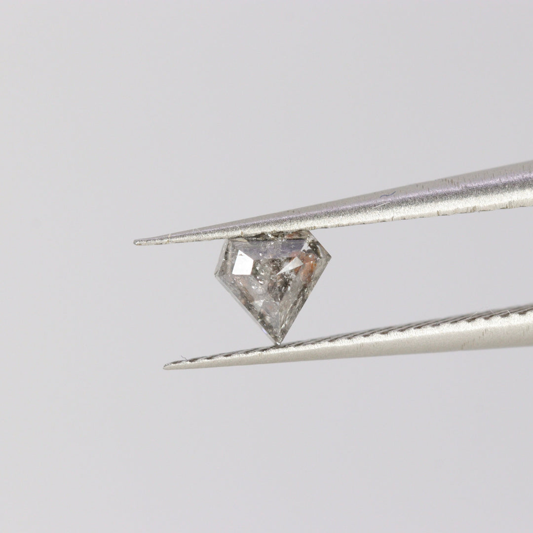 Salt and Pepper Diamond | 0.34ct Shield Cut, Loose Gemstone