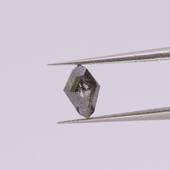 Salt and Pepper Diamond | 1.12ct Kite Cut, Loose Gemstone