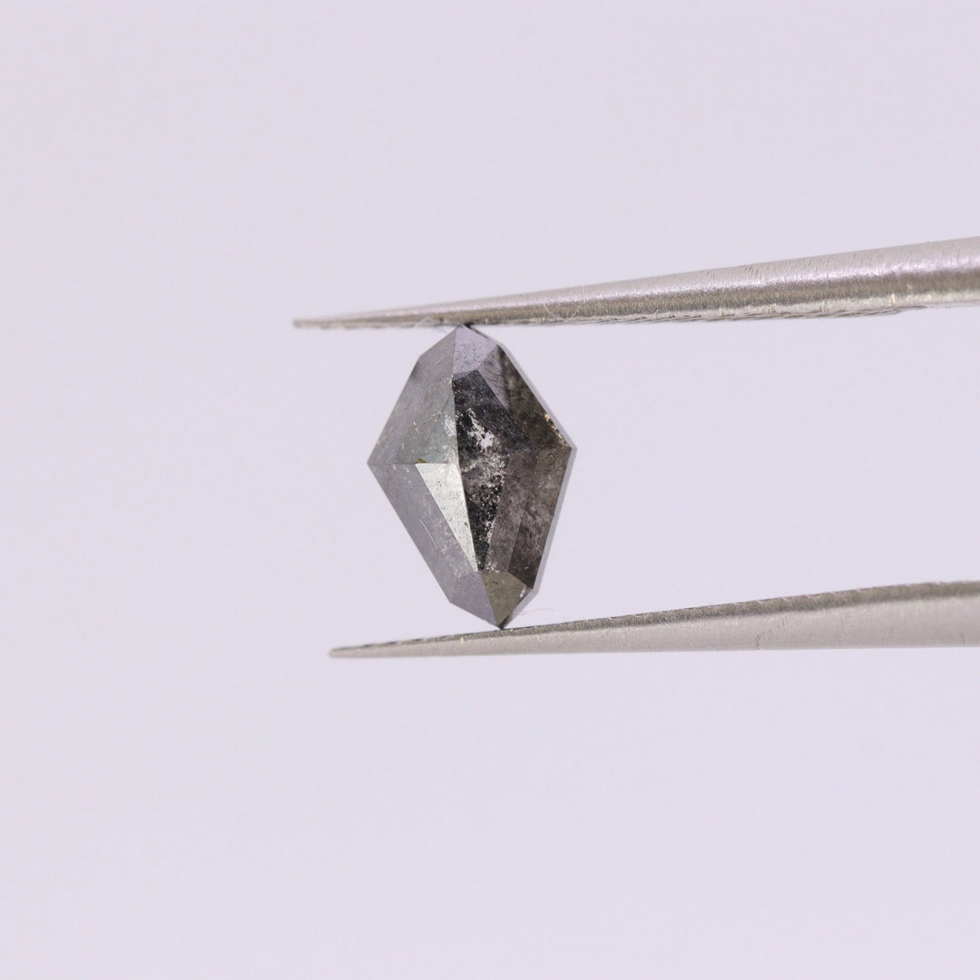 Salt and Pepper Diamond | 1.12ct Kite Cut, Loose Gemstone