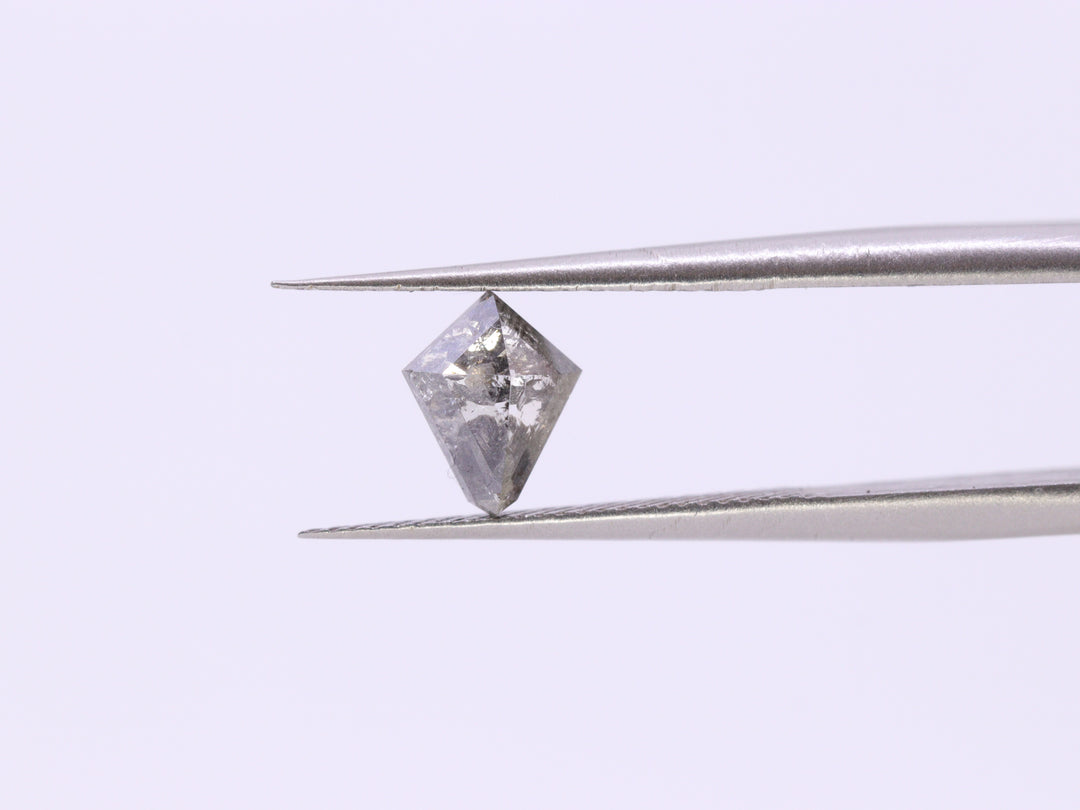 Salt and Pepper Diamond | 0.85ct Kite Cut, Loose Gemstone