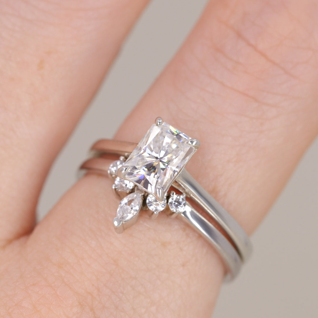 Molly - Radiant Cut Lab Grown Diamond Solitaire Engagement Ring - Made-to-Order