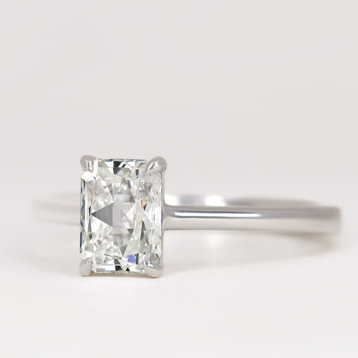 Molly - Radiant Cut Lab Grown Diamond Solitaire Engagement Ring - Made-to-Order