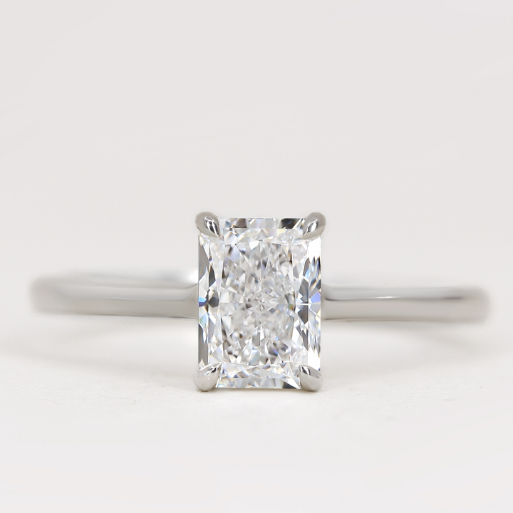 Molly - Radiant Cut Lab Grown Diamond Solitaire Engagement Ring - Made-to-Order