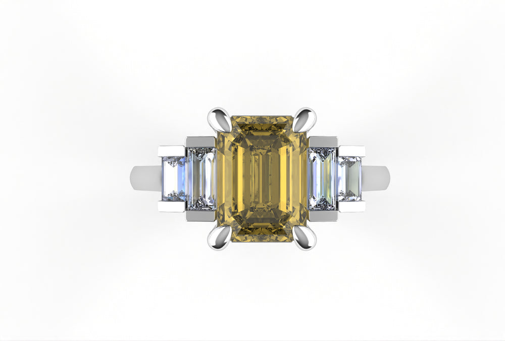 Private commission - CDGR - SS - KM - L.G Bespoke Gemstone Ring