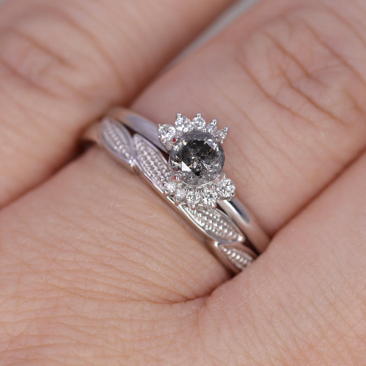 Lottie & Zoey 14ct White Gold Bridal Set Bridal Sets