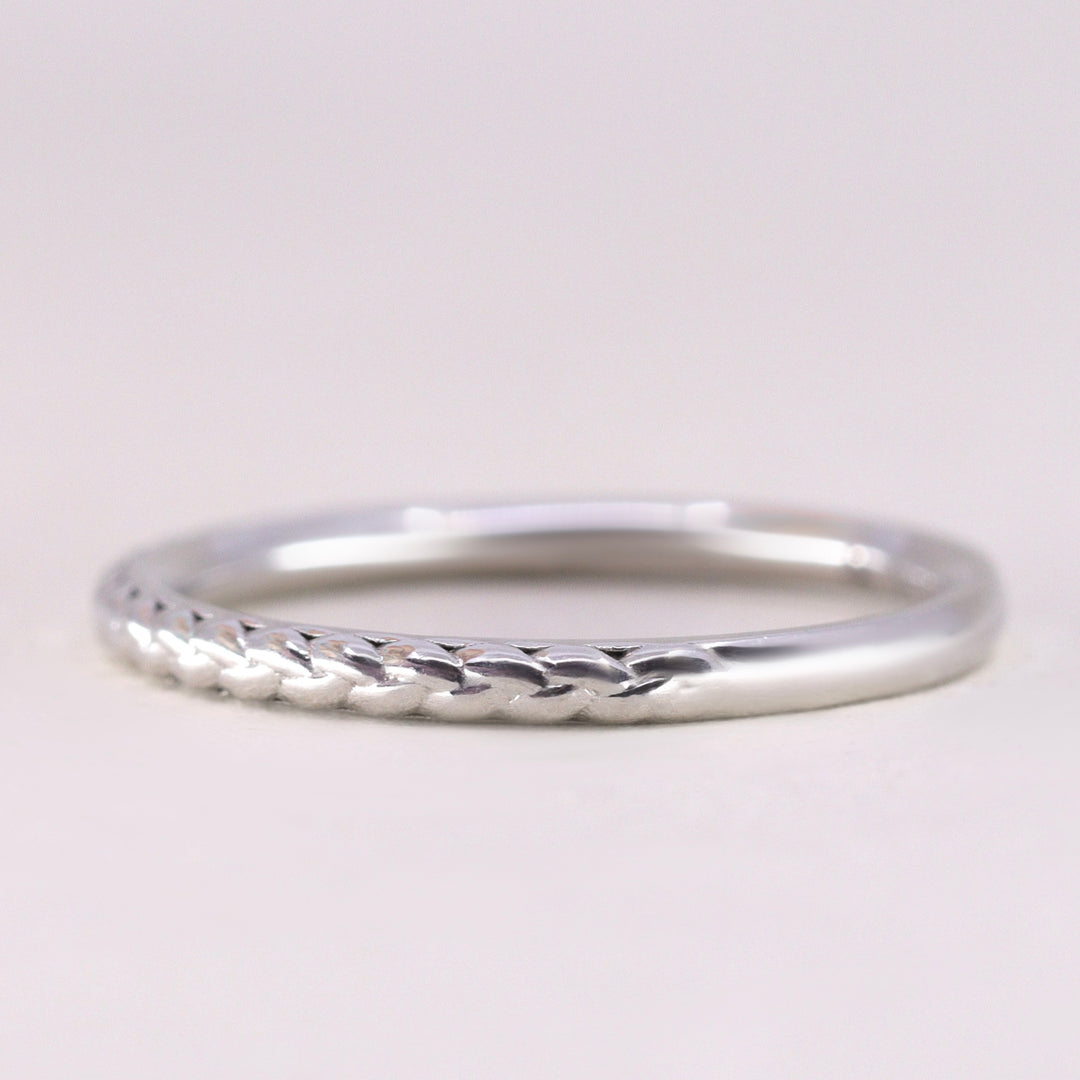 Mia - Braided Pattern Wedding Ring - Made-to-Order Wedding Rings - Made-to-Order