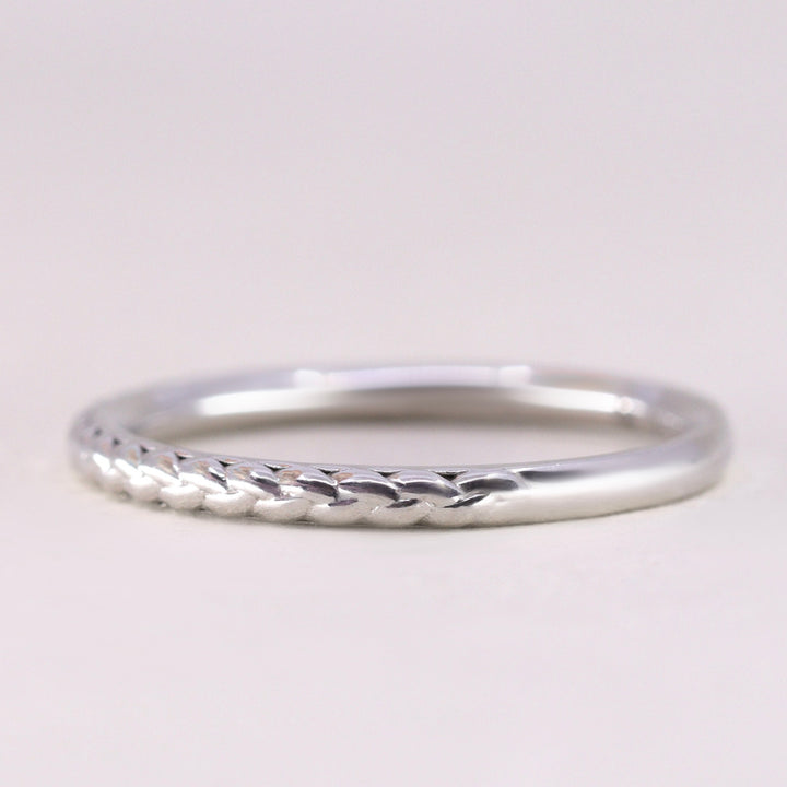 Mia - Braided Pattern Wedding Ring - Made-to-Order Wedding Rings - Made-to-Order