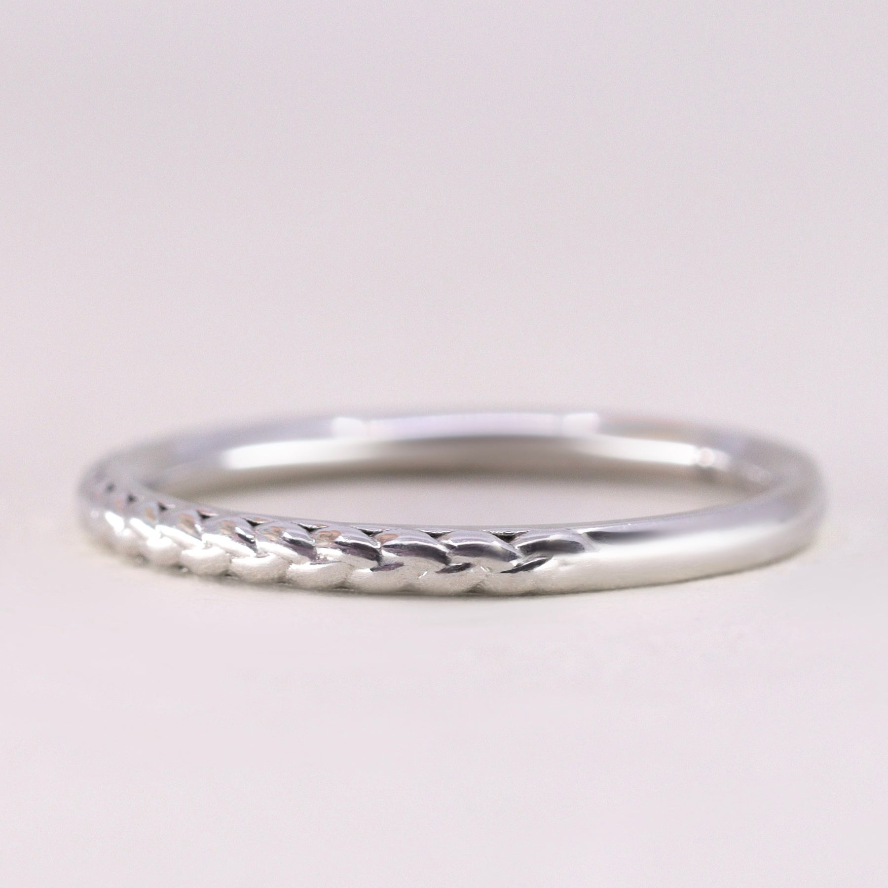 Mia - Braided Pattern Wedding Band - Made-to-Order – Jessica Flinn Fine ...