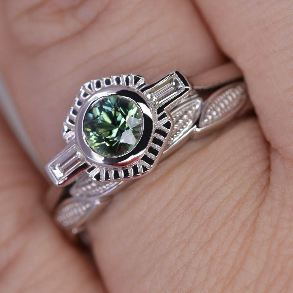 Olivia & Zoey 14ct White Gold Bridal Set Bridal Sets