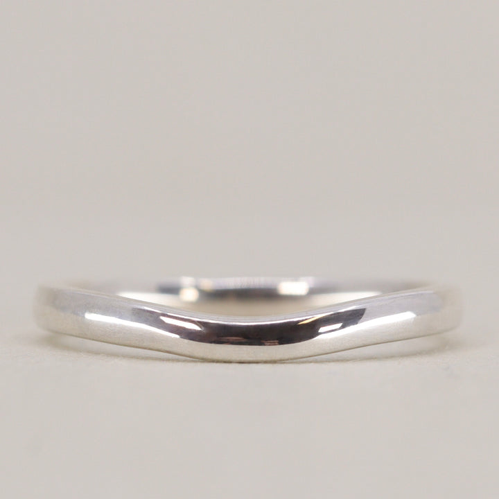 Peggy - Polished Wave Wedding Ring 2.3mm Width - Made-to-Order