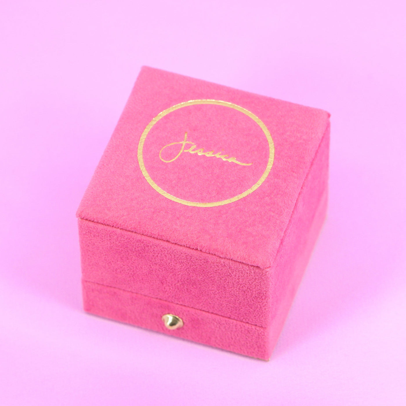 Ariana - Hexagon Fancy Orange Salt and Pepper Diamond Ring with Double Diamond Set Crown - Custom Made-to-Order Design