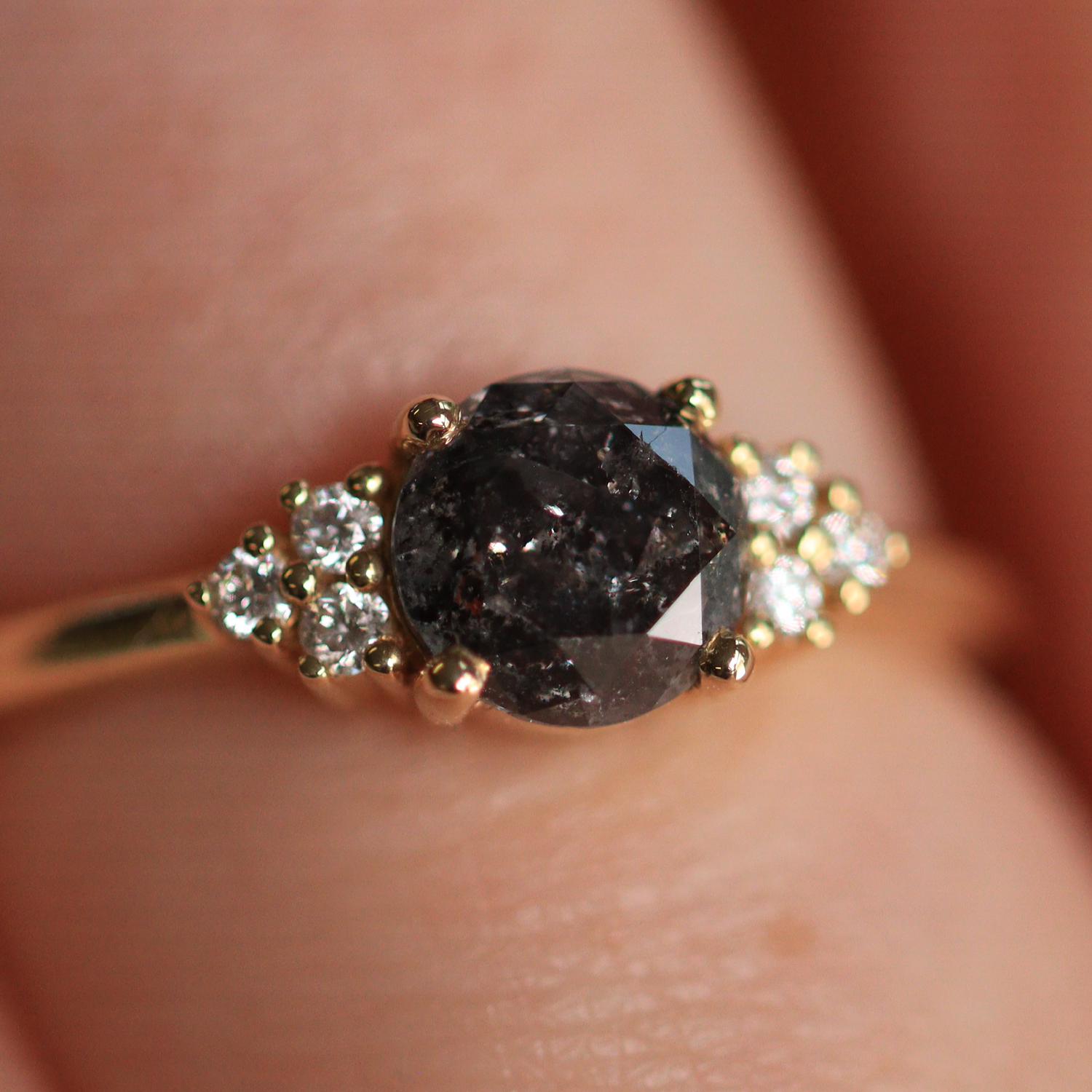 Round Engagement Ring