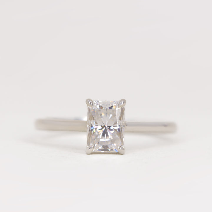 Molly - Radiant Cut Lab Grown Diamond Solitaire Engagement Ring - Made-to-Order