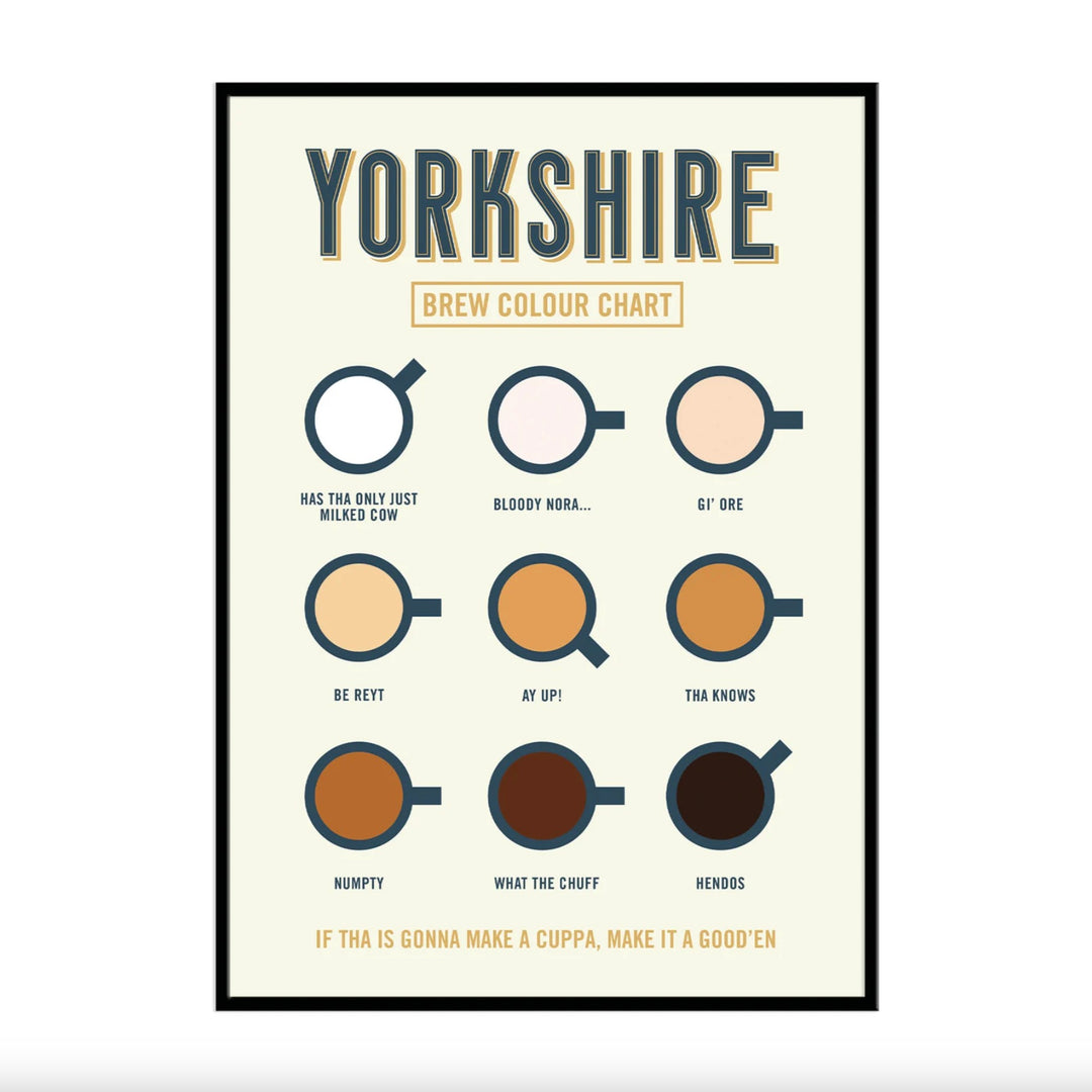 Tea and Two Sugars Pendant - Yorkshire Day 2024