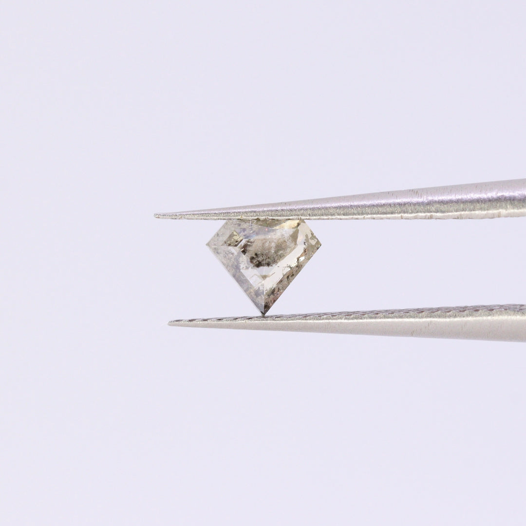 Salt and Pepper Diamond | 0.33ct Shield Cut, Loose Gemstone