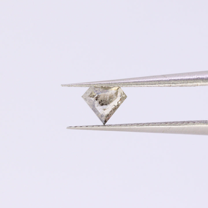 Salt and Pepper Diamond | 0.33ct Shield Cut, Loose Gemstone