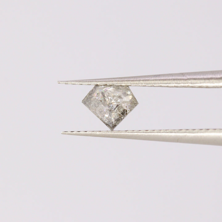 Salt and Pepper Diamond | 0.39ct Shield Cut, Loose Gemstone