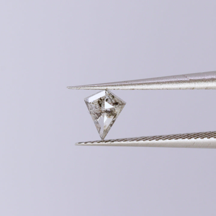 Salt and Pepper Diamond | 0.32ct Kite Cut, Loose Gemstone