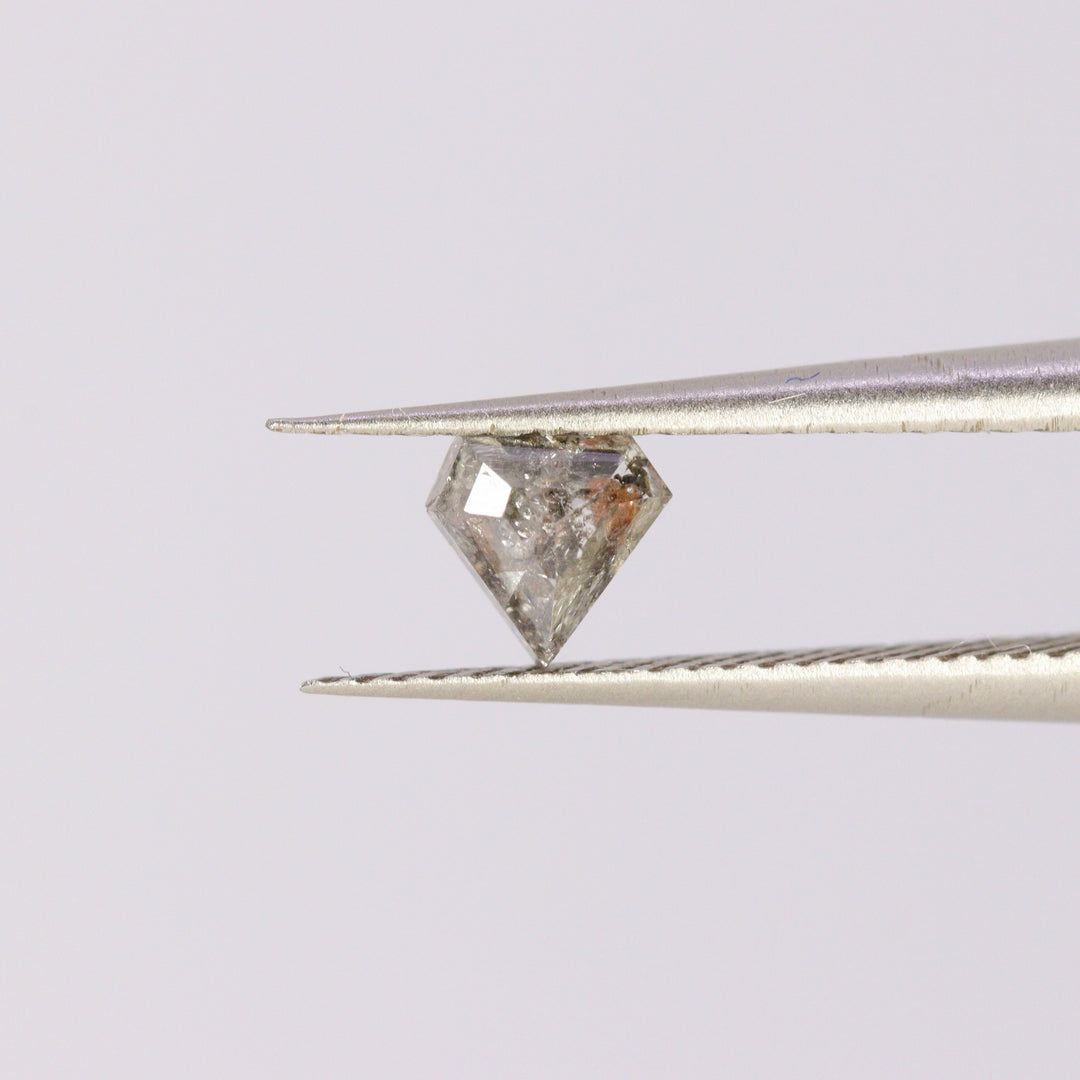 Salt and Pepper Diamond | 0.34ct Shield Cut, Loose Gemstone