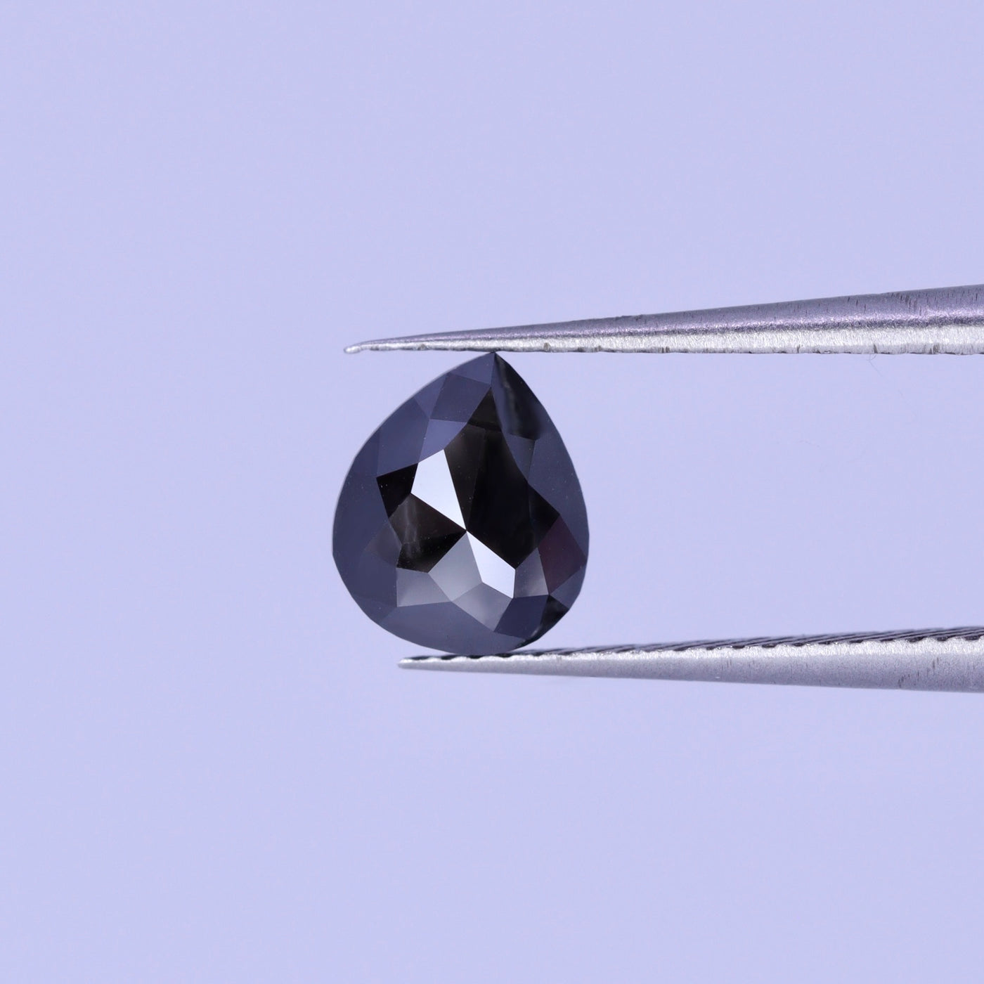 Black diamond | 0.98ct Pear cut, Loose Gemstone