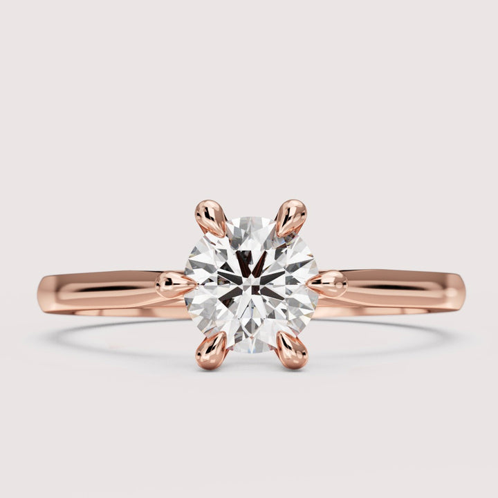 Heidi - Round Brilliant Cut 0.60ct Hidden Diamond Solitaire Engagement Ring Setting