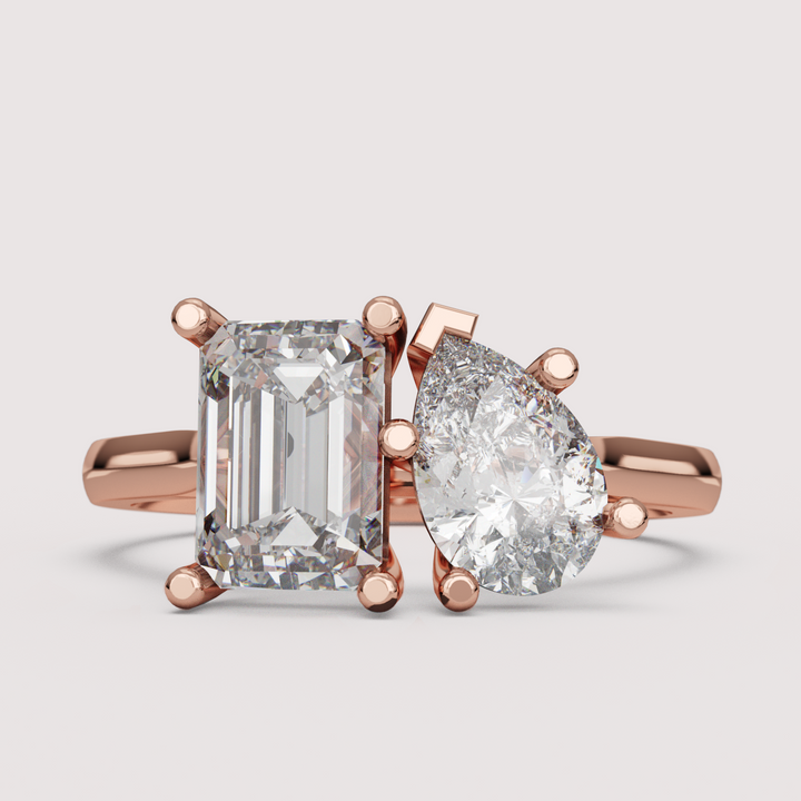 Juno - Toi et Moi Lab Grown Diamond Engagement Ring