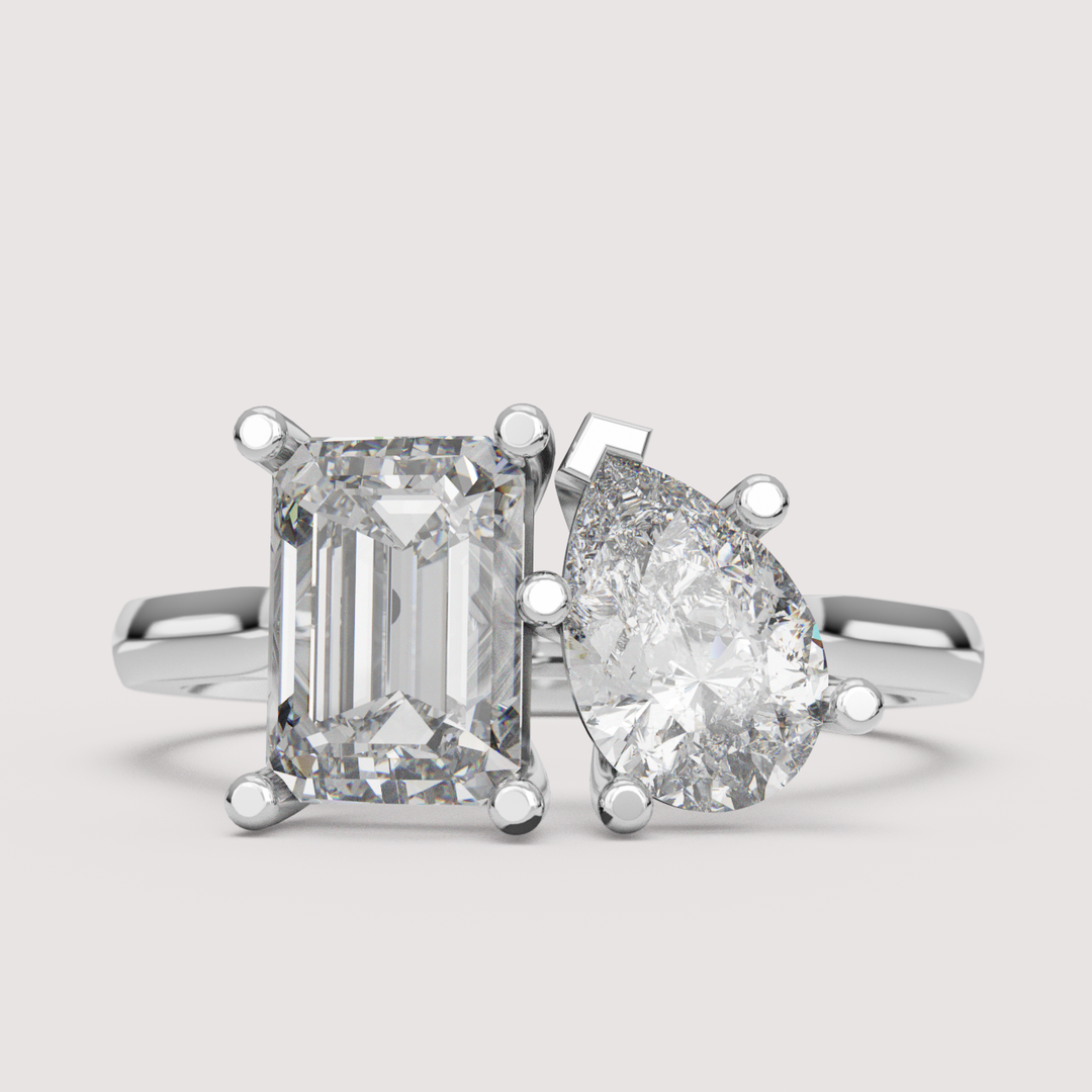 Juno - Toi et Moi Lab Grown Diamond Engagement Ring