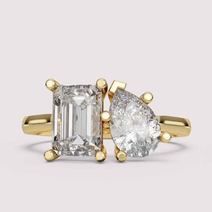 Juno - Toi et Moi Lab Grown Diamond Engagement Ring