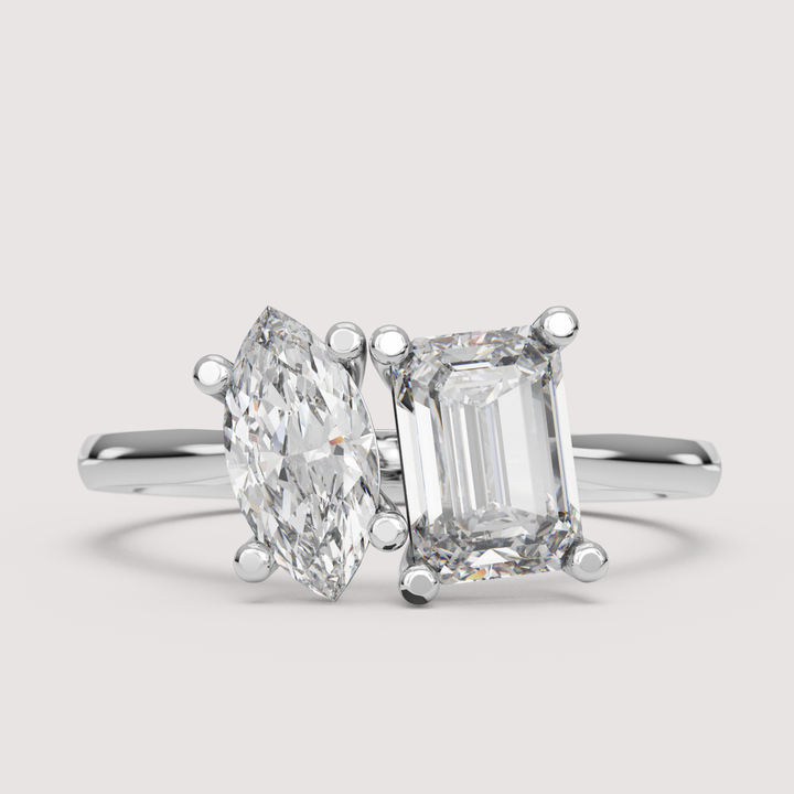Juno - Toi et Moi Lab Grown Diamond Engagement Ring