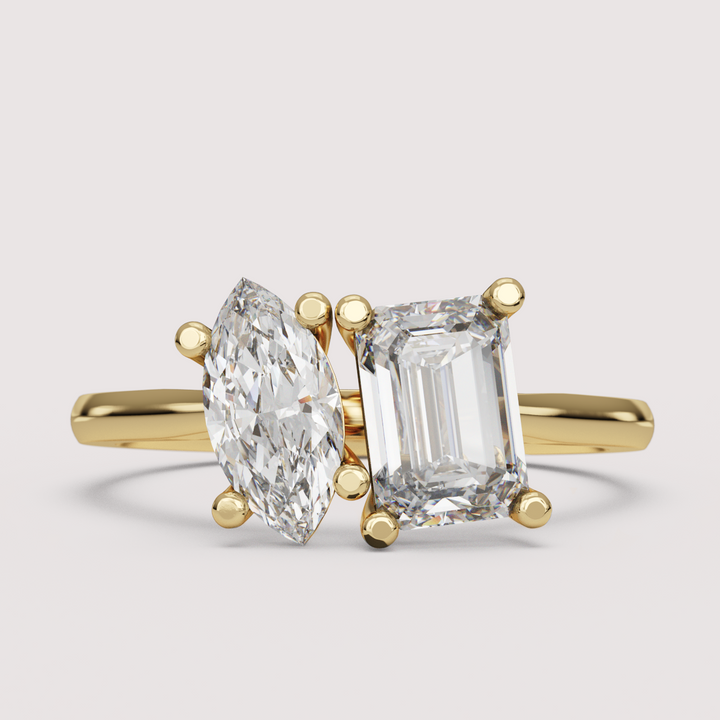 Juno - Toi et Moi Lab Grown Diamond Engagement Ring