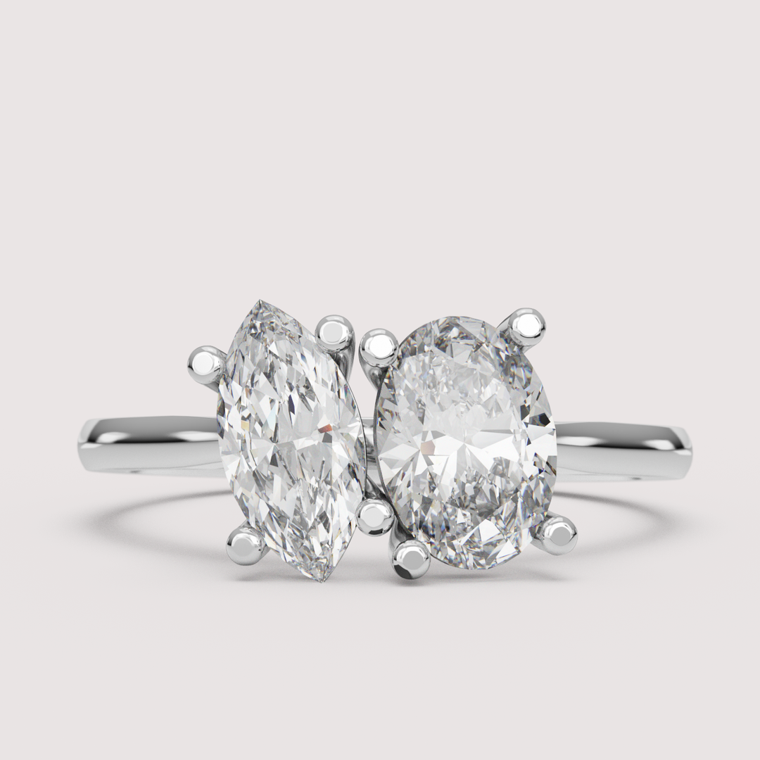 Juno - Toi et Moi Lab Grown Diamond Engagement Ring