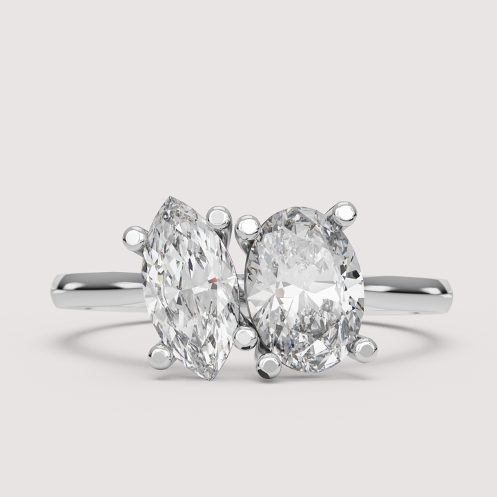 Juno - Toi et Moi Lab Grown Diamond Engagement Ring
