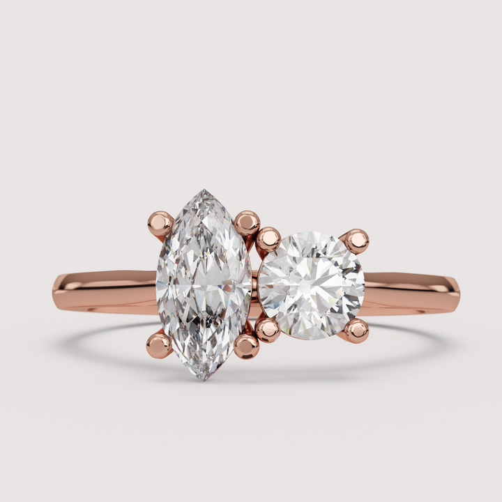 Juno - Toi et Moi Lab Grown Diamond Engagement Ring